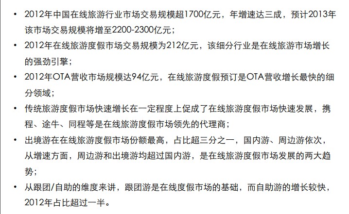 中國(guó)在線(xiàn)旅游市場(chǎng)發(fā)展現(xiàn)狀